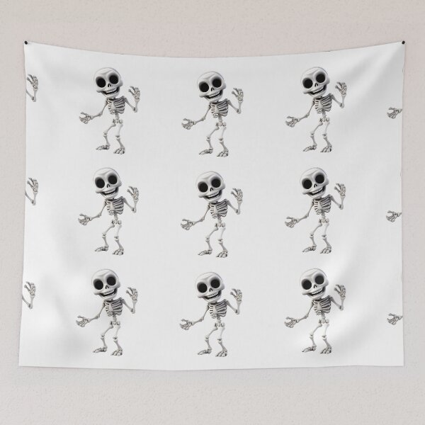 Item preview, 3D Cartoon Style Skeleton, Logo, Sticker, Wall arts, Art Prints and More designed and sold by Kevin Lou.