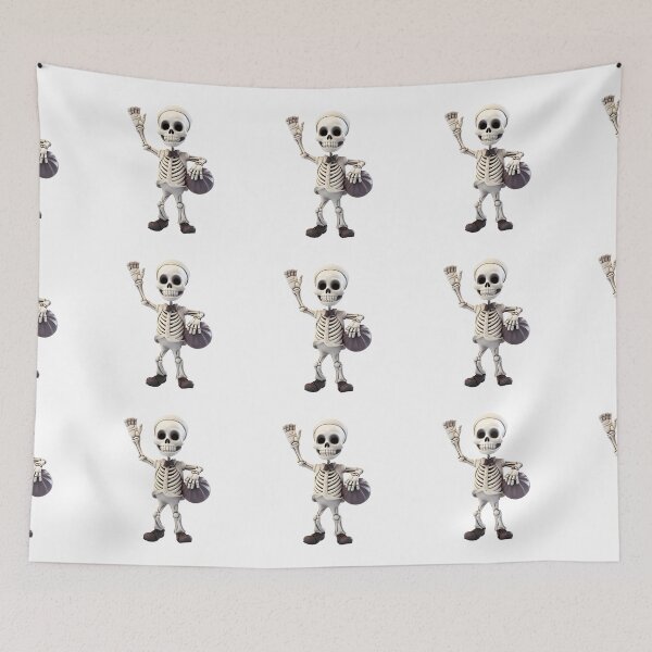 Item preview, 3D Cartoon Style Skeleton, Logo, Sticker, Wall arts, Art Prints and More designed and sold by Kevin Lou.
