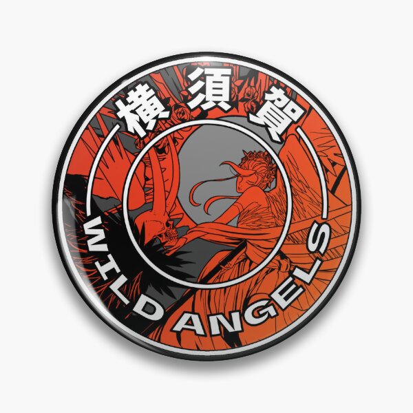 Artikelvorschau, Yokosuka Wild Angels Rundes Logo – Rising Sun Ver. entworfen und verkauft von Chris Paculan Art // The Punk from NoWhere.