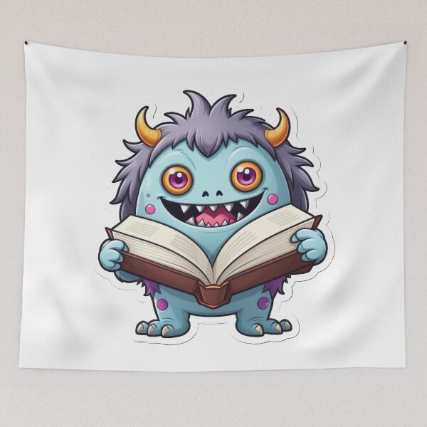 Item preview, Book Worm Monster designed and sold by duke818.