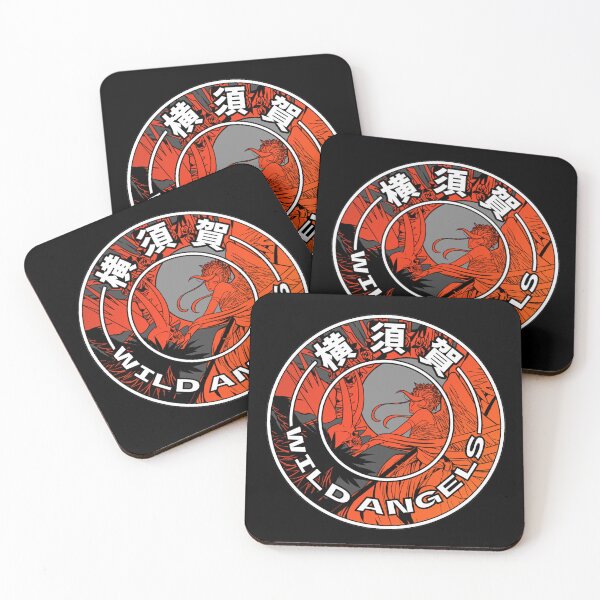 Item preview, Yokosuka Wild Angels Round Logo - Rising Sun Ver. designed and sold by Chris Paculan Art // The Punk from NoWhere.