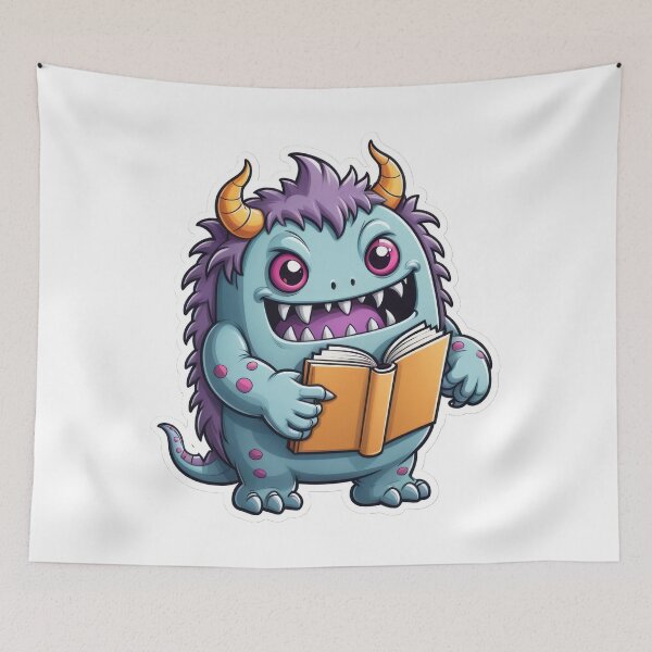 Item preview, Book Worm Monster designed and sold by duke818.