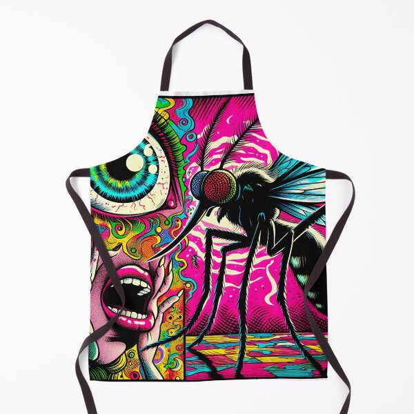 Item preview, Trippy Weird Psychedelic Mosquito Hallucination designed and sold by AIPixelMaster.