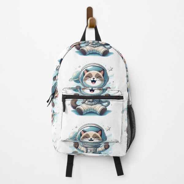 Item preview, "Happy Siamese Cat Astronaut: Cosmic Adventure" designed and sold by Pearlsiwa.