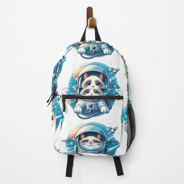 Item preview, "Happy Siamese Cat Astronaut: Cosmic Adventure" designed and sold by Pearlsiwa.