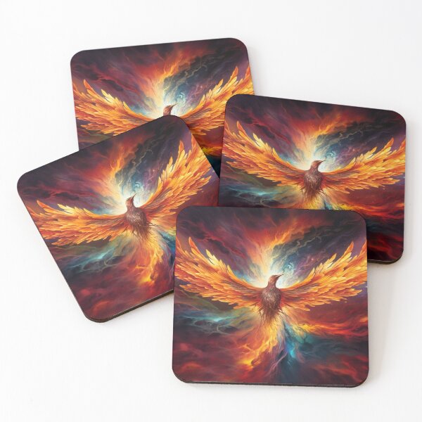 Item preview, Phoenix Rebirth: New Beginning Mythical Creature Fantasy Dreamscape designed and sold by Fantasy Masterpiece.