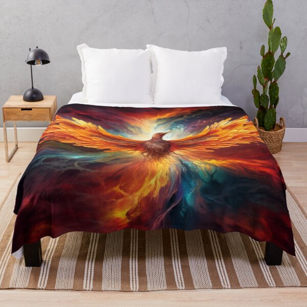 Item preview, Phoenix Rebirth: New Beginning Mythical Creature Fantasy Dreamscape designed and sold by Fantasy Masterpiece.