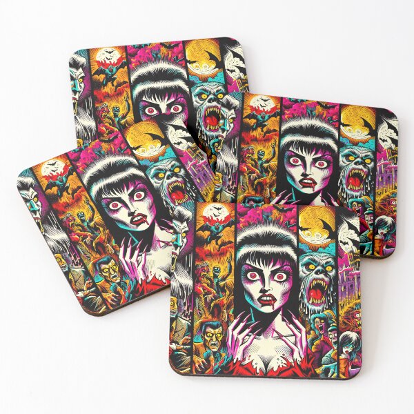Item preview, Trippy Psychedelic Classic Monsters designed and sold by AIPixelMaster.