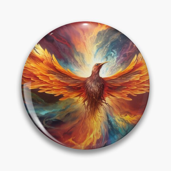 Item preview, Phoenix Rising: New Beginning Rebirth Symbol Fantasy Dreamscape designed and sold by Fantasy Masterpiece.