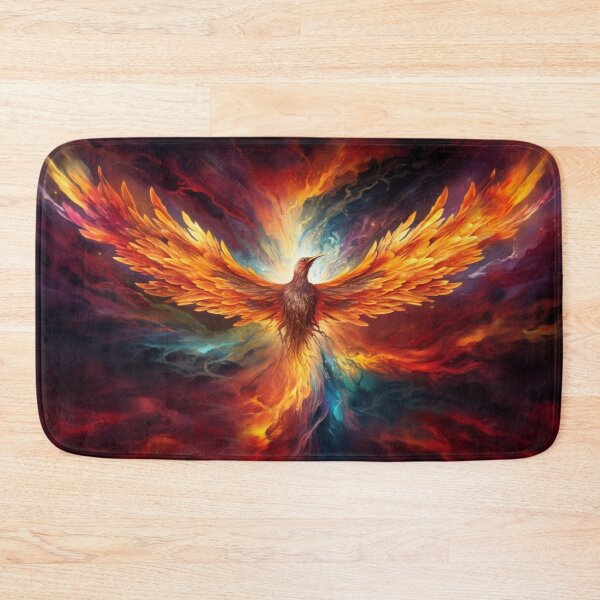 Item preview, Phoenix Rising: New Beginning Rebirth Symbol Fantasy Dreamscape designed and sold by Fantasy Masterpiece.