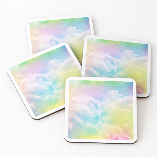 Item preview, Just a pretty background with rainbow colored clouds designed and sold by Just Noodlin'.