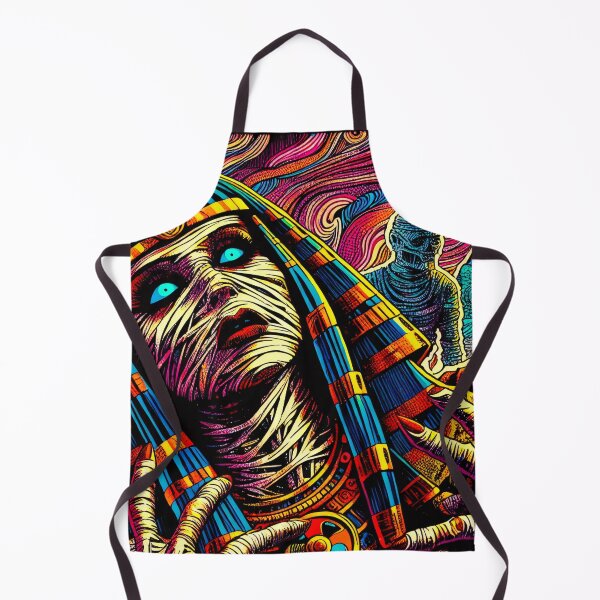 Item preview, Trippy Psychedelic Pharaoh And Her Security Guys designed and sold by AIPixelMaster.