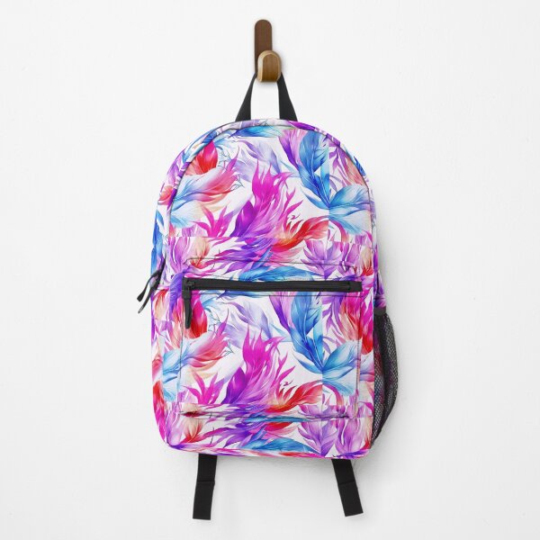 Item preview, Seamless Colorful Leaf Patterns Art Print Illustrations on White in watercolor Style designed and sold by Person-VIP.