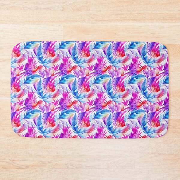 Item preview, Seamless Colorful Leaf Patterns Art Print Illustrations on White in watercolor Style designed and sold by Person-VIP.