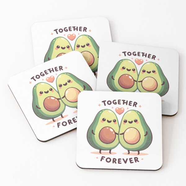 Item preview, Cute Avocado Together Forever designed and sold by MumMadeDesigns.