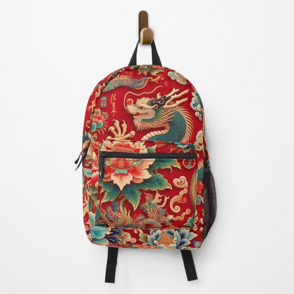 Item preview, Asian-Inspired Print With Dragons designed and sold by PinUpPizzazz.
