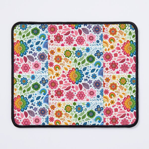 Item preview, Rainbow Colored Floral Art designed and sold by AzlanStudio.