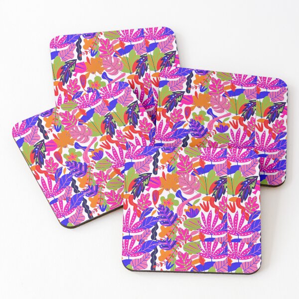 Item preview, Free vector colorful hand drawn leaves pattern designed and sold by Person-VIP.