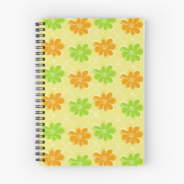 Item preview, Orange & Green Floral Pattern designed and sold by little-lassie.