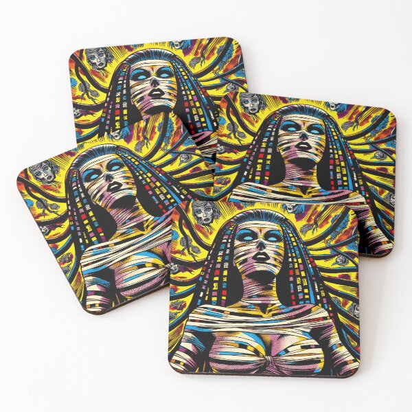 Item preview, Trippy Psychedelic Mummy Babe designed and sold by AIPixelMaster.