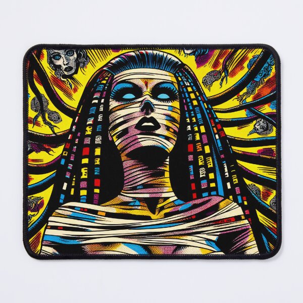 Item preview, Trippy Psychedelic Mummy Babe designed and sold by AIPixelMaster.