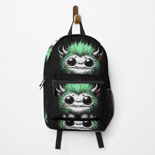 Item preview, Little Monsters cute and creepy by Red Siri0 - Green and black designed and sold by Red Siri0 Art.