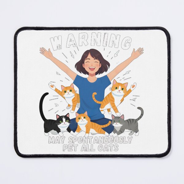 Item preview, Highly Contagious: Cat Petting Enthusiast designed and sold by Robo-toons.