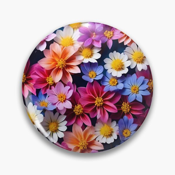 Artikelvorschau, Colorful Summer Flower Pattern entworfen und verkauft von TheArtOfPat.