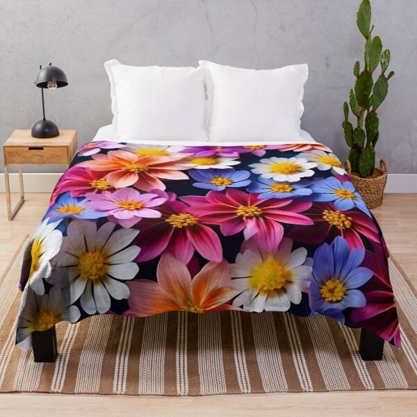 Artikelvorschau, Colorful Summer Flower Pattern entworfen und verkauft von TheArtOfPat.