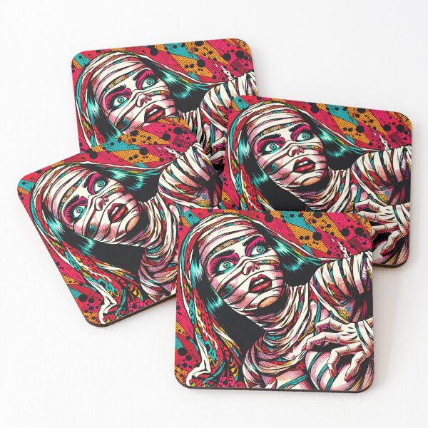 Item preview, Trippy Psychedelic Mummified Beauty designed and sold by AIPixelMaster.