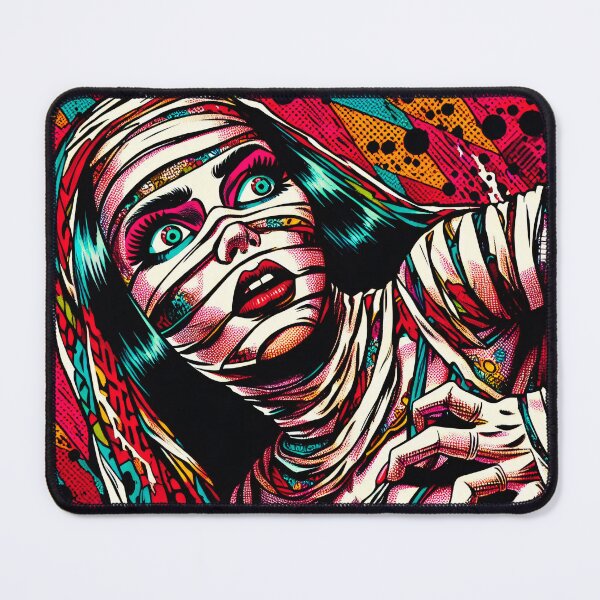 Item preview, Trippy Psychedelic Mummified Beauty designed and sold by AIPixelMaster.