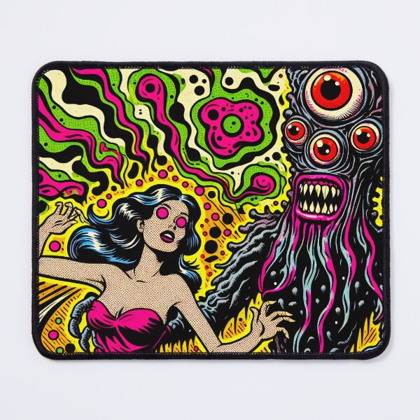Item preview, Trippy Psychedelic Classic Retro Monster designed and sold by AIPixelMaster.