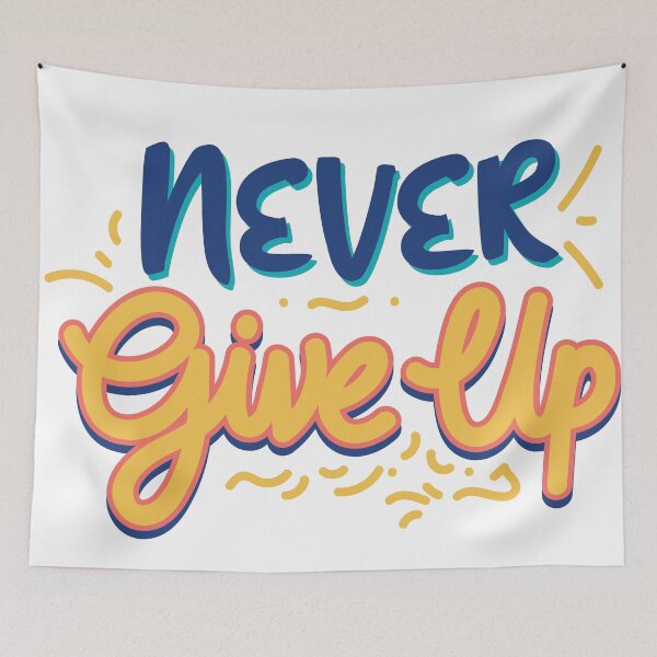 Item preview, Never Give Up designed and sold by TeraiNB.