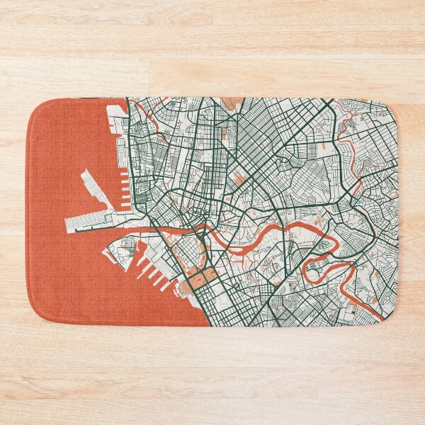 Item preview, Manila City Map of the Philippines  - Bohemian designed and sold by deMAP.