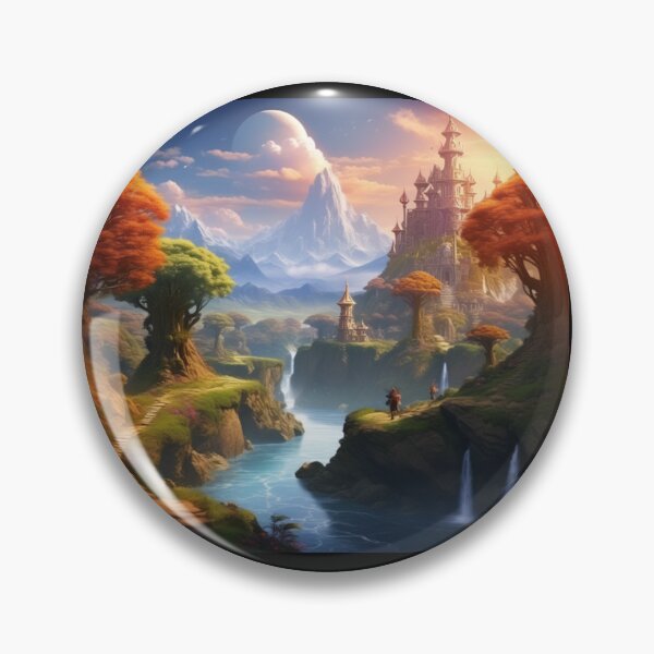 Item preview, Approaching a Magical Castle designed and sold by Raging Woody Designs.