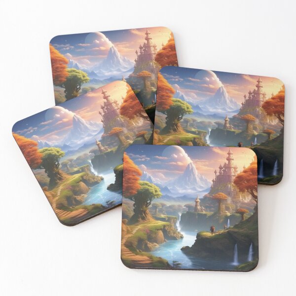 Item preview, Approaching a Magical Castle designed and sold by Raging Woody Designs.