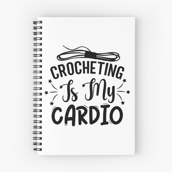 Item preview, Crocheting is my cardio, crochetgirls, crocheting designed and sold by KAJNcrafts.