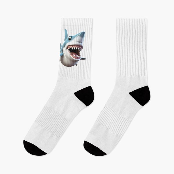 Item preview, 3D Cartoon Style Shark, Logo, Sticker, Wall arts, Art Prints and More designed and sold by Kevin Lou.