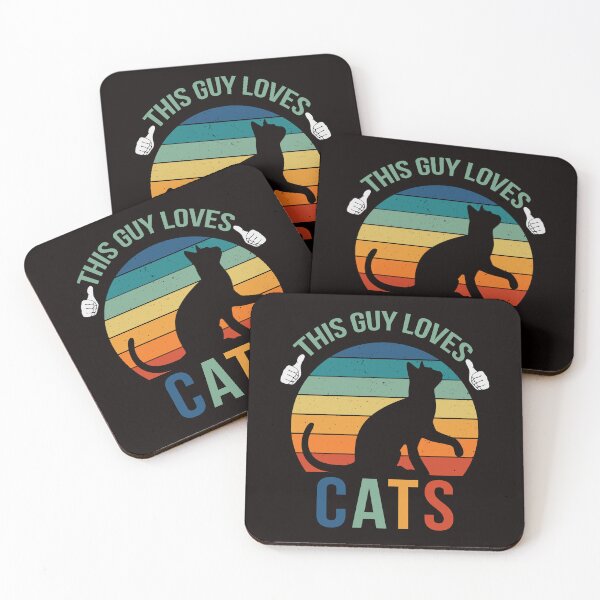 Item preview, This guy loves cats designed and sold by Wow-arts.