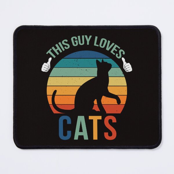 Item preview, This guy loves cats designed and sold by Wow-arts.