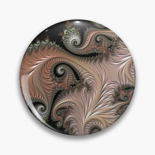 Item preview, Fractal Abstract Playground in Creamy Chocolate designed and sold by MoodyMuseArt.