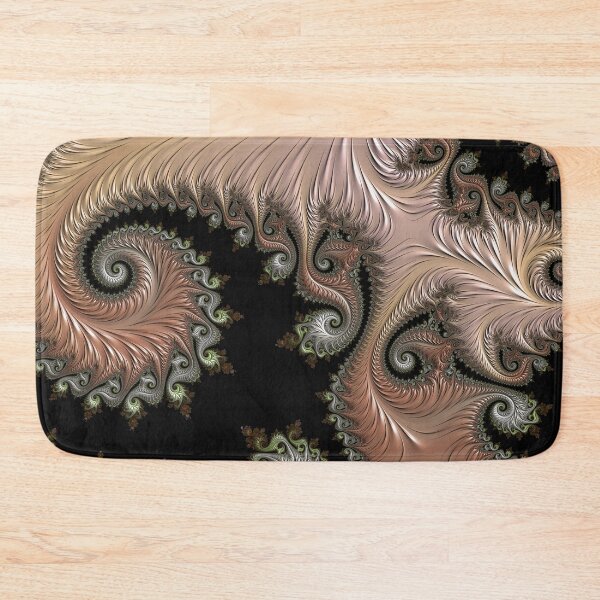 Item preview, Fractal Abstract Playground in Creamy Chocolate designed and sold by MoodyMuseArt.
