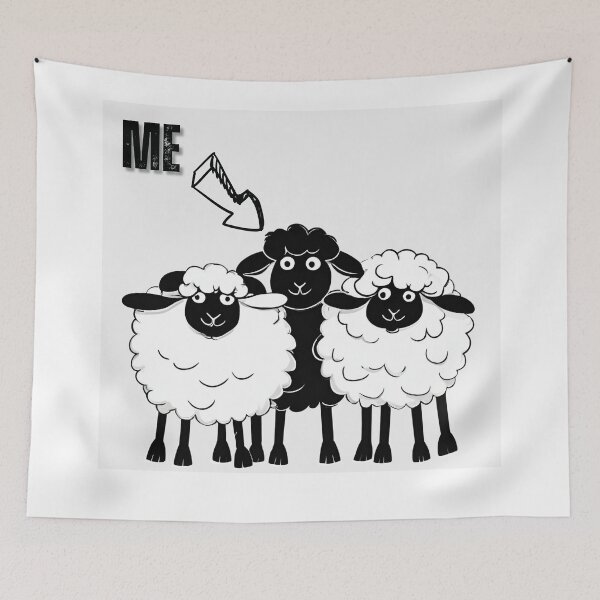 Item preview, Proudly the Black Sheep! designed and sold by Fredster1966.