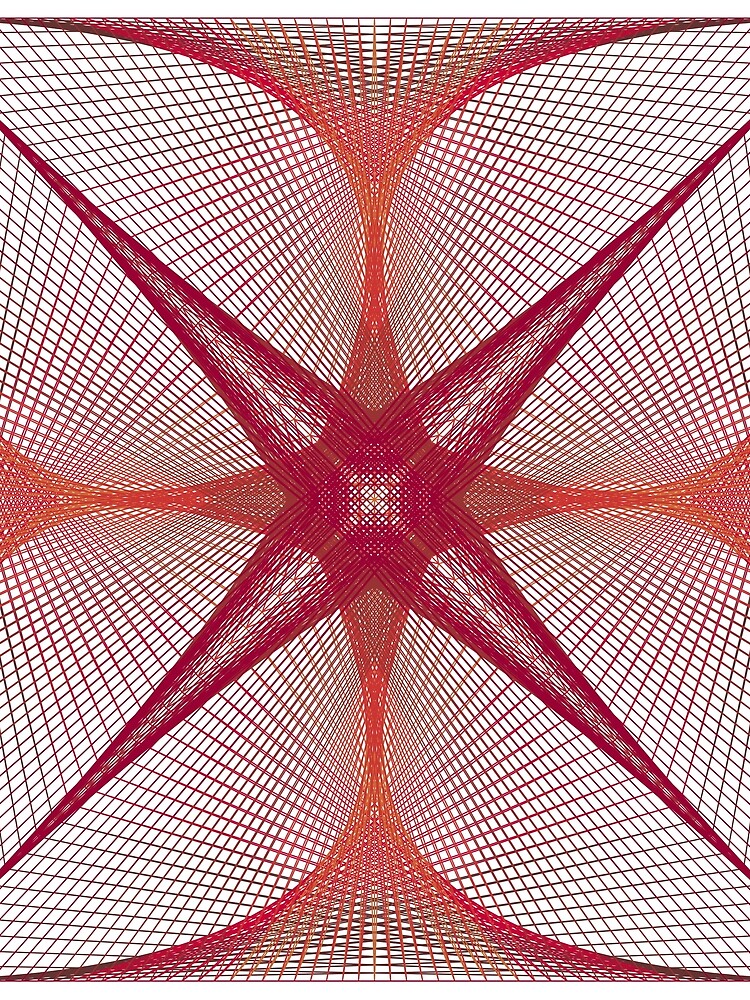 Thumbnail 3 of 3, Scarf, Rectangular Pattern 2 Morph D [12581-Reds-WB] designed and sold by LottMultimedia.