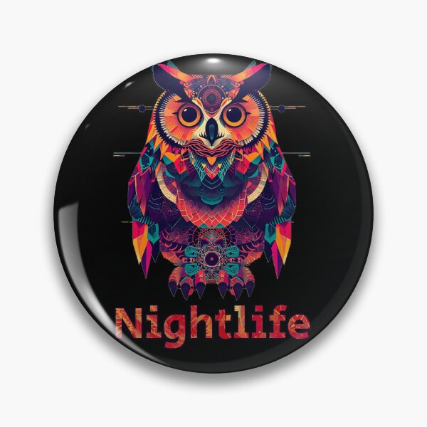 Item preview, Nightlife Owl designed and sold by Psyberspace.