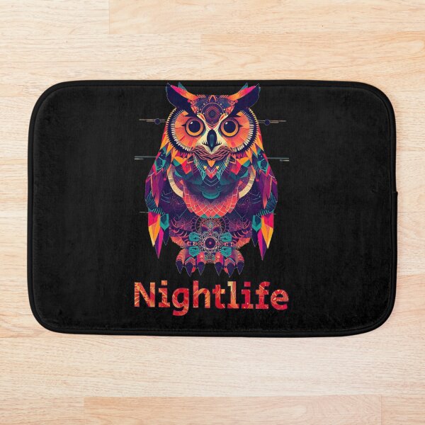 Item preview, Nightlife Owl designed and sold by Psyberspace.