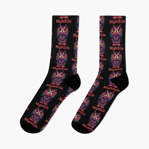 Item preview, Nightlife Owl designed and sold by Psyberspace.