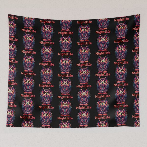 Item preview, Nightlife Owl designed and sold by Psyberspace.