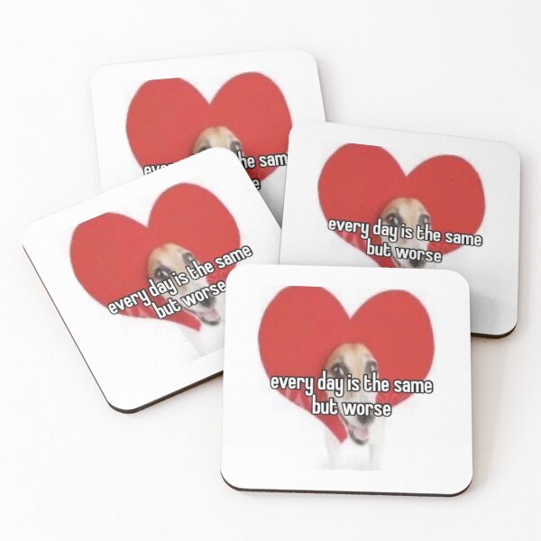 Item preview, Sad silly dog in love heart saying his day is worse designed and sold by YianniKaran.