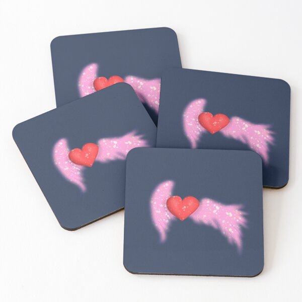 Item preview, Valentines heart wings designed and sold by NakeeNakaa.
